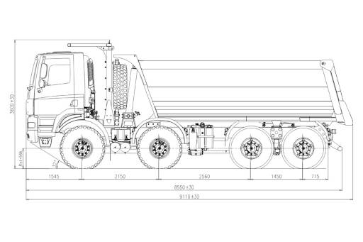 T158-8P5R46.261 TATRA  Самосвал