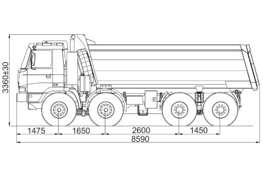 T158-8P5R46.261 TATRA  Самосвал