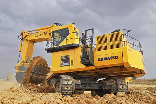 Гусеничный карьерный экскаватор Komatsu PC2000-8