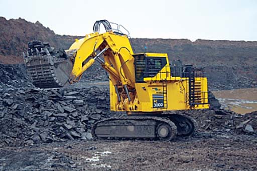 Гусеничный карьерный экскаватор Komatsu PC3000-6