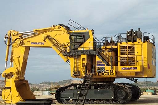 Гусеничный карьерный экскаватор Komatsu PC3400-11M0