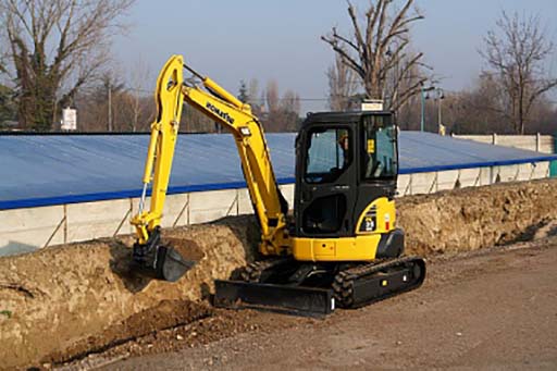 Гусеничный мини-экскаватор Komatsu PC35MR-3