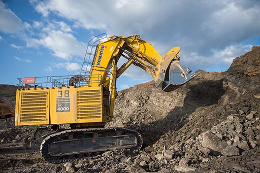 Гусеничный карьерный экскаватор Komatsu PC4000-11