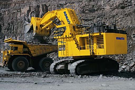 Гусеничный карьерный экскаватор Komatsu PC5500-6