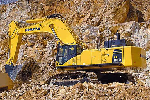 Гусеничный экскаватор Komatsu PC800-8E0