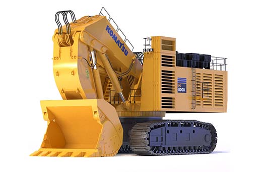 Гусеничный карьерный экскаватор Komatsu PC8000-6